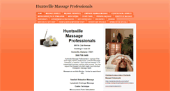 Desktop Screenshot of huntsvillemassageprofessionals.com