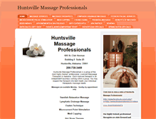 Tablet Screenshot of huntsvillemassageprofessionals.com